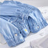 Plus Size Loose Fit Denim Yoga Pants