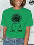 Harajuku I'm Fine Graphic T-Shirt for Women