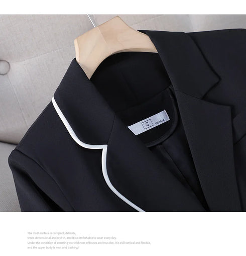 Plus Size Women's Luxury Blazer in White