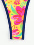 Floral Lace-Up Bikini Set for Women