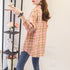 Casual Women's Flannel Plaid Shirt - Autumn Collection