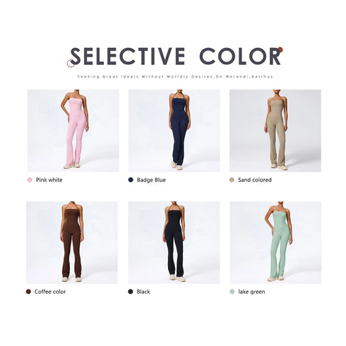 Sleeveless Yoga Bodysuit Gym Set for Women