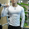 Men's Quick Dry Long Sleeve Compression Running T-Shirt