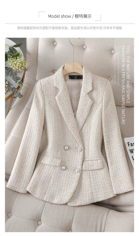 Luxury Ladies Tweed Blazer for Autumn/Winter