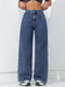 Wide Leg High Waist Denim Jeans for Women