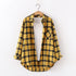 Plaid Flannel Shirt for Women - Casual Long Sleeve Top
