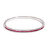 Two Shape Round Square Colourful Zirconia Bracelet Bangle