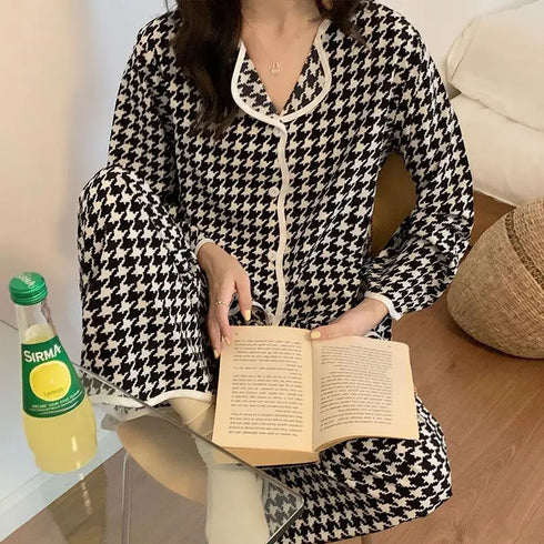 Women's Silk Satin Pyjama Set - Long Sleeve Sleepwear