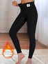 High Waist Fleece-Lined Warm Leggings for Women
