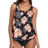 Floral Print Tankini Two Piece Bikini Set
