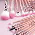 MAANGE 27pcs Makeup Tools Kit with 20pcs Brush Set and Puff