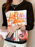 Printed Long Sleeve Casual Top for Women