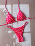 Leopard Print Push Up Bikini Set for Women