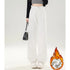 High Waist Fleece Thermal Denim Pants for Women