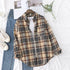 Casual Women's Flannel Plaid Shirt - Autumn Collection