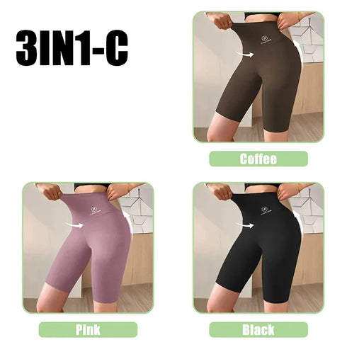M-XL Women Sports Shorts High Waist Fitness Cycling Yoga