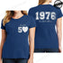 Women's Vintage 1976 O Neck Short Sleeve T-Shirt