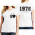 Women's Vintage 1976 O Neck Short Sleeve T-Shirt