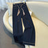 Wide Leg Denim Jeans with Scarf Belt