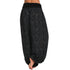 Plus Size Printed Wide Leg Harem Pants