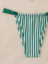 Floral Print Triangle Bikini Set with Brazilian Bottoms