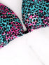 Two-Piece Colourful Polka Dot Bikini Set