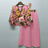 ZANZEA Autumn Floral Printed Blouse and Wide Leg Trousers Set