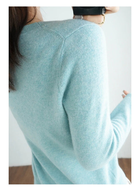 Casual Knitted Pullover Sweater for Women