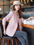 Casual Slim Fit Blazer in Blue for Women