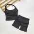 Seamless Yoga 2-Piece Gym Set for Women