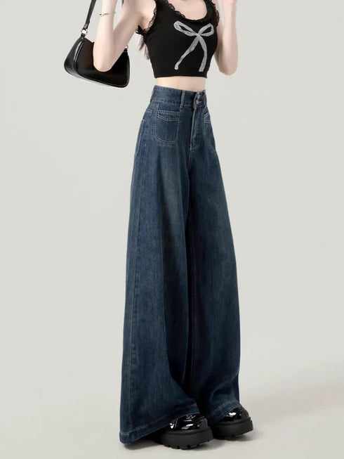 High Waist Wide Leg Loose Trousers for Women
