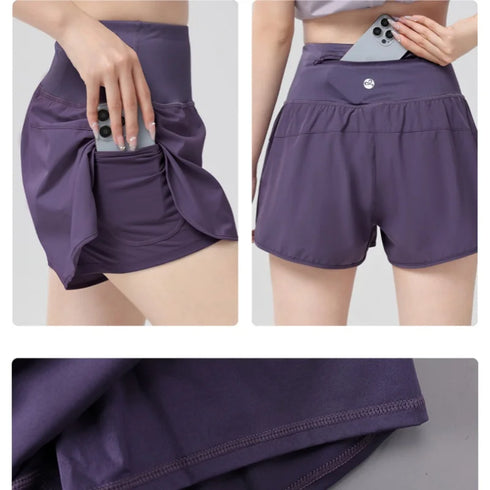 DRUR Women's 2-Piece Yoga Set - Summer Sportswear