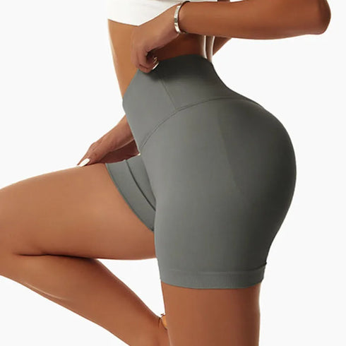 Cloud Hide Women Workout Yoga Shorts Fitness High Waist S-XXL Gym Tights Sports Seamless Trousers Quick Dry SEXY Butt Leggings