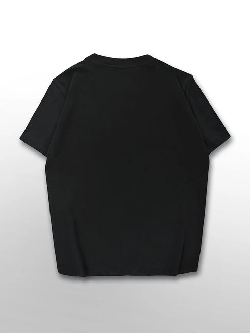 【0933】Angel Plus size women's round neck short sleeve T-shirt with elastic half sleeves and trendy prints