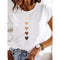 Love Heart Print Women's Casual T-Shirt