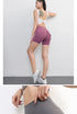 Peach Butt Fitness Cargo Shorts for Women