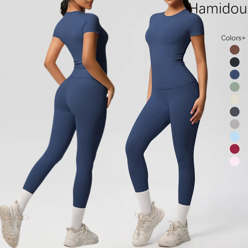 Women's 2-Piece Patchwork Yoga Set