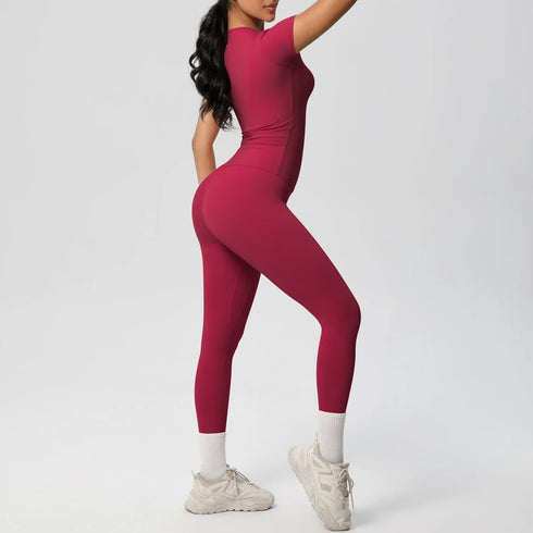 Women's 2-Piece Patchwork Yoga Set