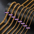Long Box Chain Necklace in Stainless Steel