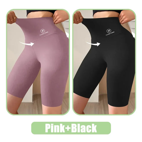 M-XL Women Sports Shorts High Waist Fitness Cycling Yoga