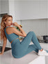 Women's Seamless Yoga Set with High Waist Leggings