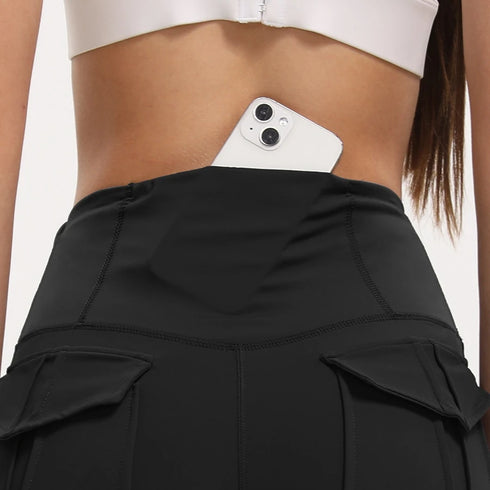 Women's High Waisted Flared Yoga Pants with Pockets