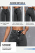 High Waist Loose Wide Leg Jeans in Ash Gray
