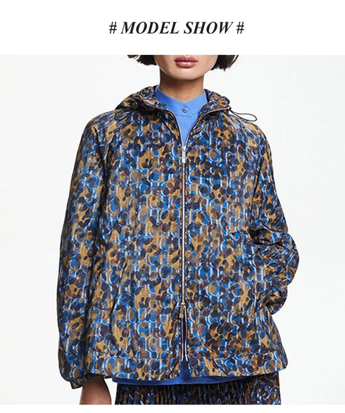 CHCH Women's Printed Hooded Jacket