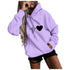 Women's Fun Print Long Sleeve Hoodie Pullover