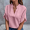 Elegant Summer V-Neck Blouse for Women