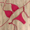 Adjustable Lace-Up Triangle Bikini in Multiple Colours