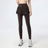 PHIGEER Women's High Waist 2-in-1 Yoga Leggings with Shorts