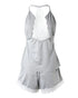 Women's Crochet Lace V-Neck Sleeveless Pyjama Set