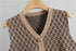 Elegant 3-Piece Knitted Set with Long Sleeve Sweater Coat